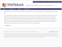 Tablet Screenshot of mornatural.com